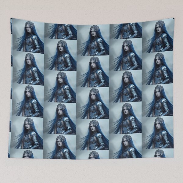 Item preview, Gothic Blue Warrior Woman designed and sold by Wilcox PhotoArt.