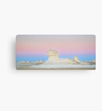 White Desert Sphinx, Egypt Canvas Print