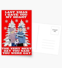 Last Christmas I Gave You My Heart - The Very Next Day You Said You Were Gay! Postcards