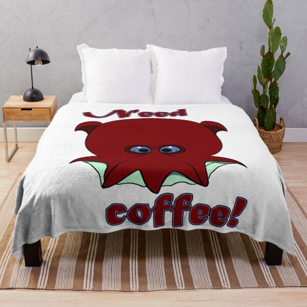 Item preview, A cartoonish round vampire squid in need of coffee! :) designed and sold by BrachiaST.