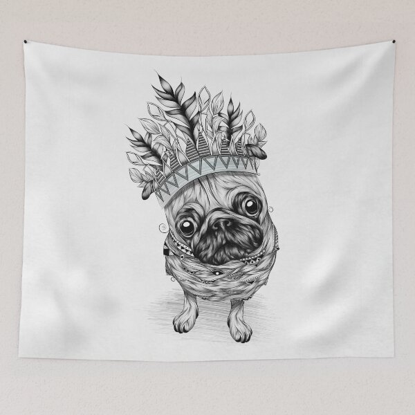 Item preview, Indian Pug  designed and sold by LouJah-.