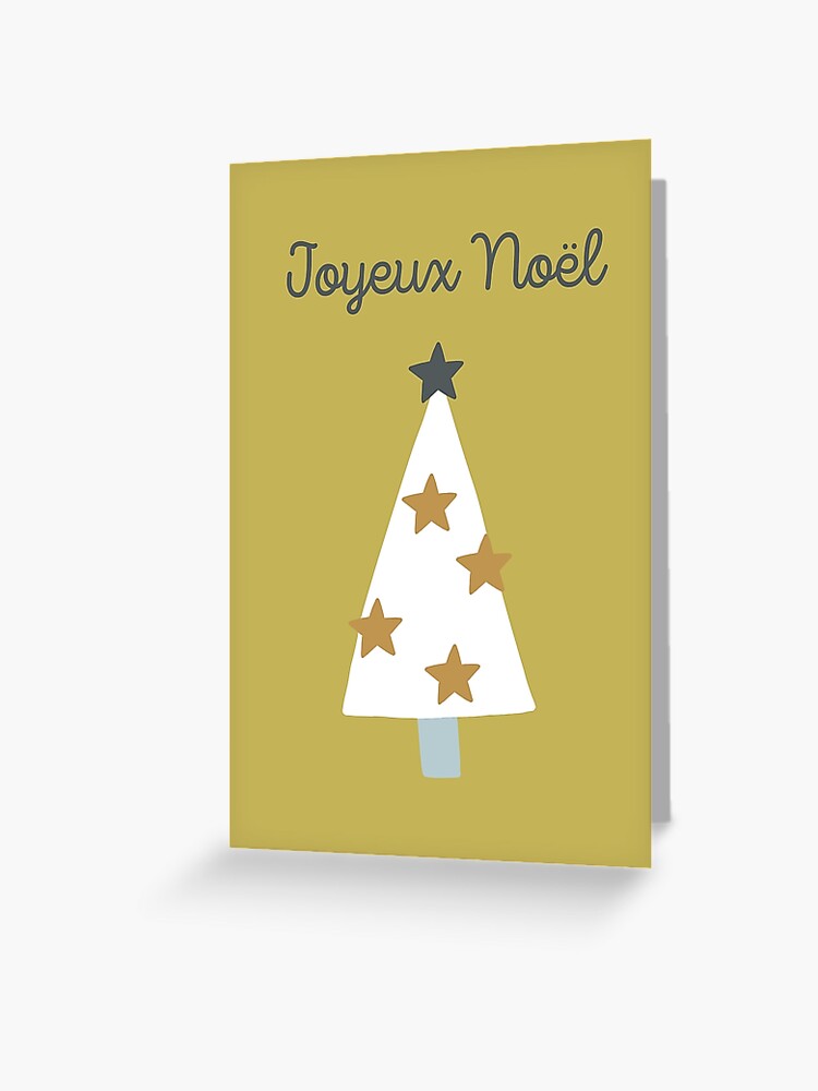 6 Cartes de Noël - Merry Christmas + 6 enveloppes