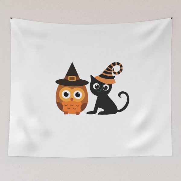 Item preview, A Cat And An Owl designed and sold by OneDayCollected.