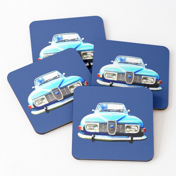 Item preview, Saab 95 classic car high contrast designed and sold by soitwouldseem.
