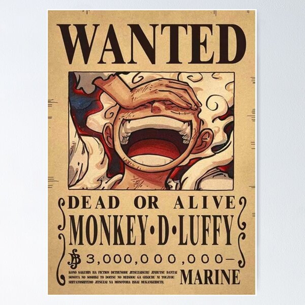 Anime Monkey D Luffy Gear 5 Art Board Print for Sale by Bims13