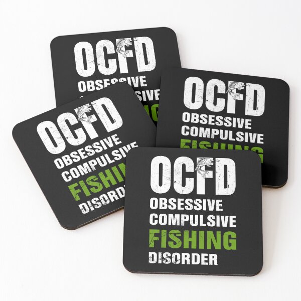 Item preview, OCFD Obsessive Compulsive Fishing Disorder designed and sold by FanityPrints.
