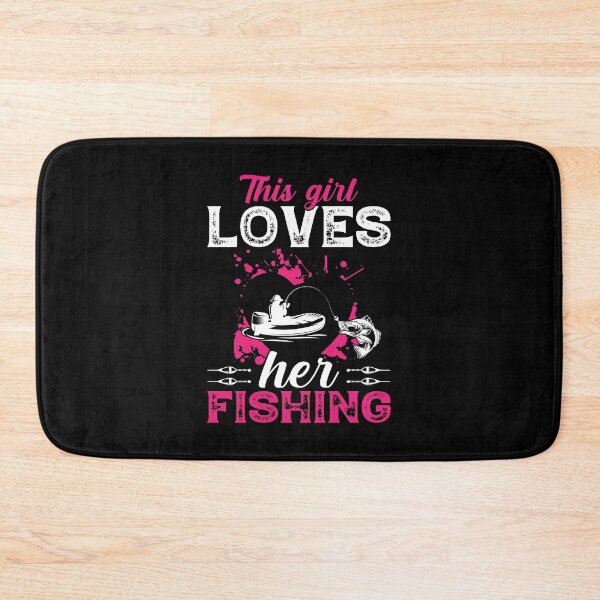 Item preview, This girl loves her fishing designed and sold by FanityPrints.