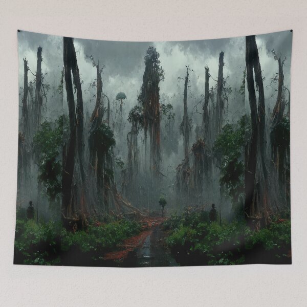 Artikelvorschau, Planet Warz - Venofa-Wald - Tal des Regens "Planet Jingofa" entworfen und verkauft von Brazz Official.