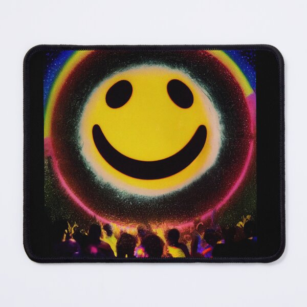 Item preview, smiley rave face designed and sold by SmallSingy.