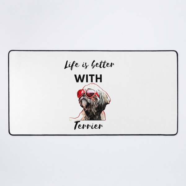 Item preview, Life is better with a Terrier designed and sold by Puppy Paws.
