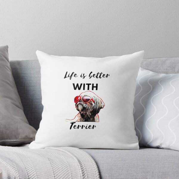 Item preview, Life is better with a Terrier designed and sold by Puppy Paws.