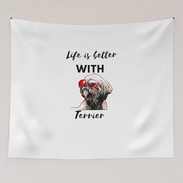 Item preview, Life is better with a Terrier designed and sold by Puppy Paws.