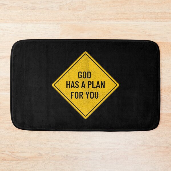 Item preview, God Has a Plan Road Sign Christian designed and sold by KartaAntika.