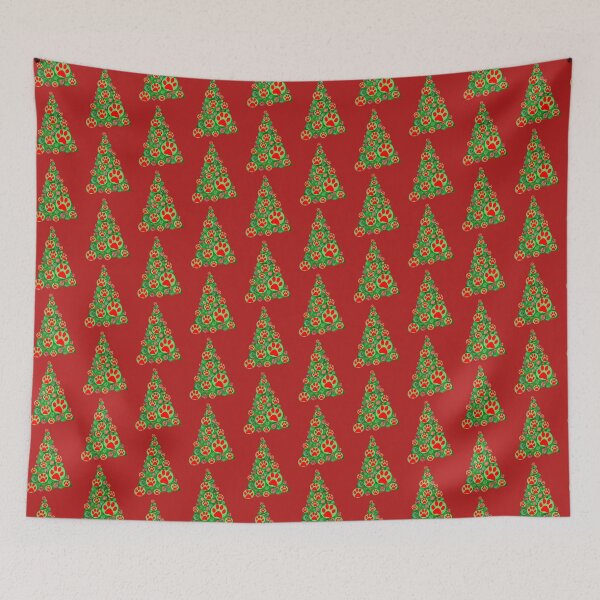 Item preview, Animal Paw Christmas Tree Holiday Decoration designed and sold by AMSonArt.