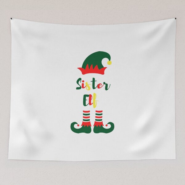 Item preview,  Elf Sister, Funny Christmas matching family group, Willow Days designed and sold by avit1.