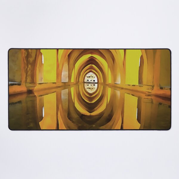 Item preview, Baths of Lady Maria, Seville (Painting) designed and sold by cmphotographs.