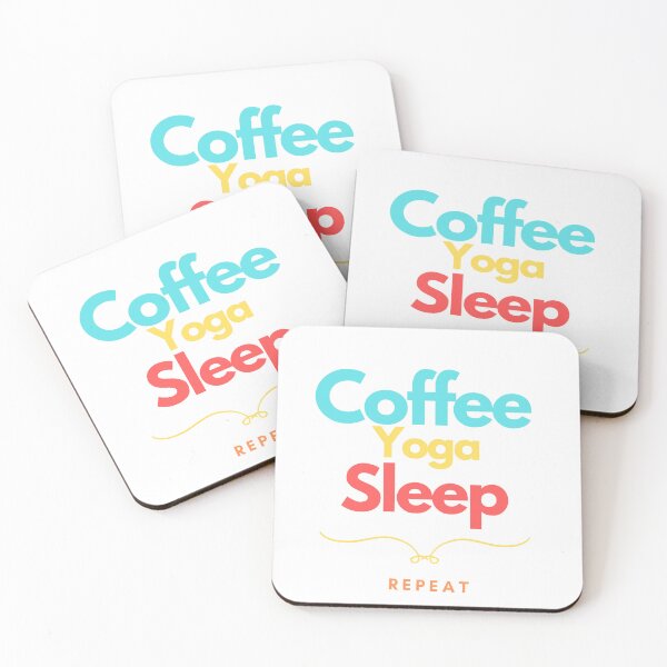 Item preview, Coffee Yoga Sleep Repeat designed and sold by Cozy-space.