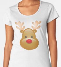 christmas Deer Women's Premium T-Shirt