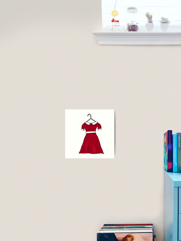 Annie red dress" Art Print for Sale by Becky-Marie | Redbubble