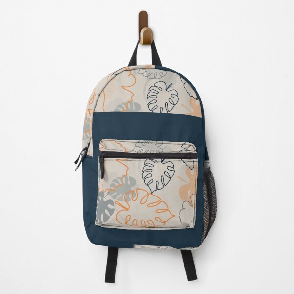 Item preview, Autumn leaves are dark blue, gray and dark yellow ,a horizontal line in navy . designed and sold by bayanabufadda.