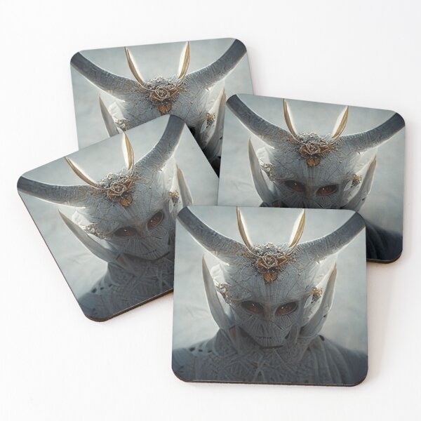 Item preview, Majestic portrait of a white knight  designed and sold by breaker160.