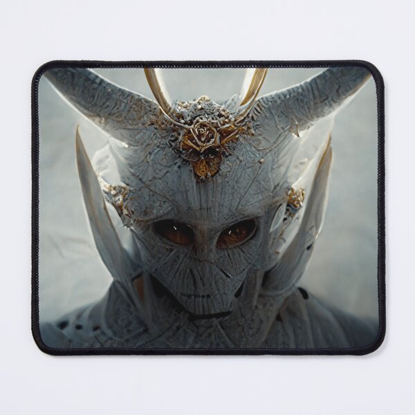 Item preview, Majestic portrait of a white knight  designed and sold by breaker160.