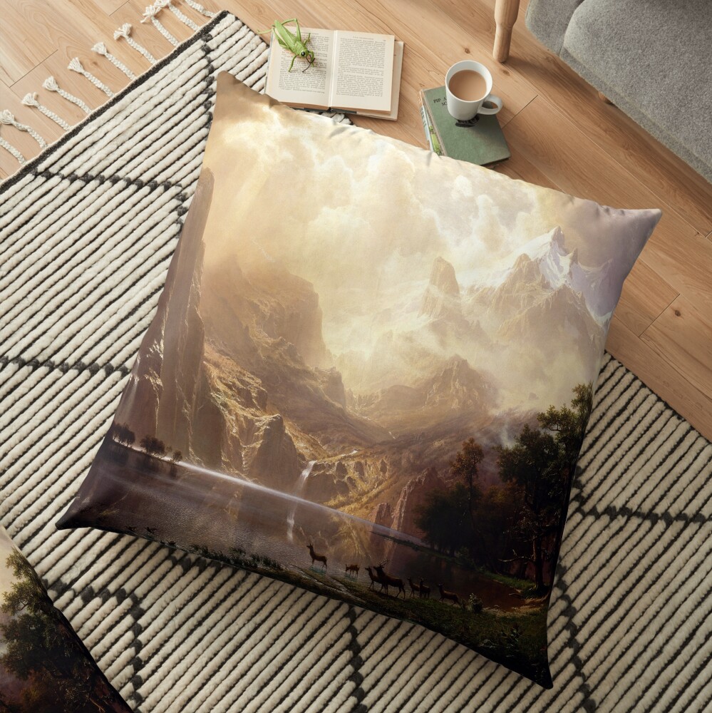 Among the Sierra Nevada, California Floor Pillow