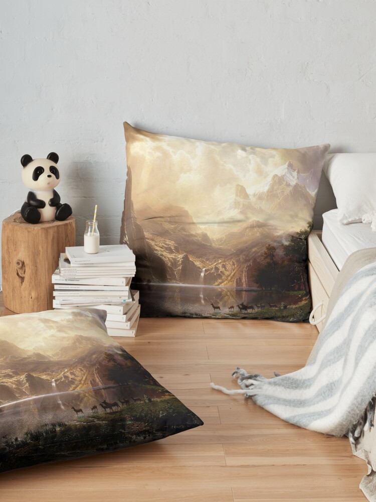 Alternate view of Among the Sierra Nevada, California Floor Pillow