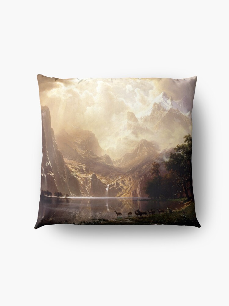 Alternate view of Among the Sierra Nevada, California Floor Pillow