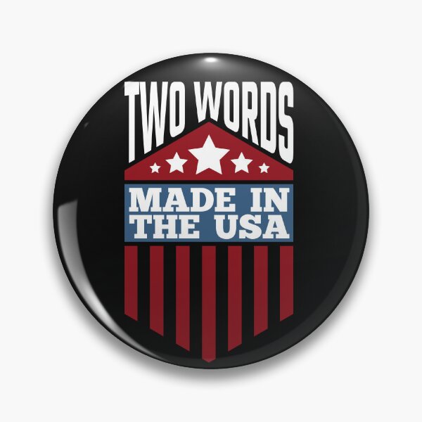 Item preview, two words made in america designed and sold by designsmaster99.