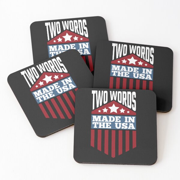 Item preview, two words made in america designed and sold by designsmaster99.