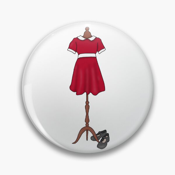 Artikelvorschau, Annie rotes Kleid entworfen und verkauft von Becky-Marie.