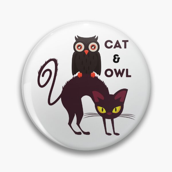 Item preview, A Cat And An Owl designed and sold by OneDayCollected.