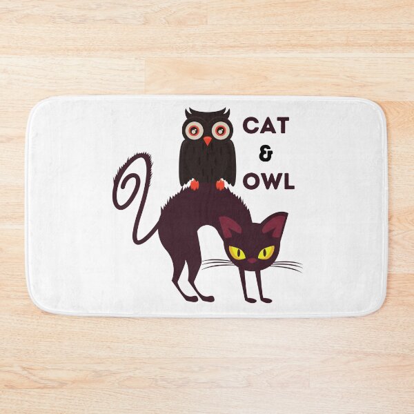 Item preview, A Cat And An Owl designed and sold by OneDayCollected.