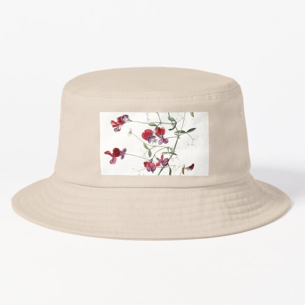 Sweet  Pea Botanical Bucket Hat