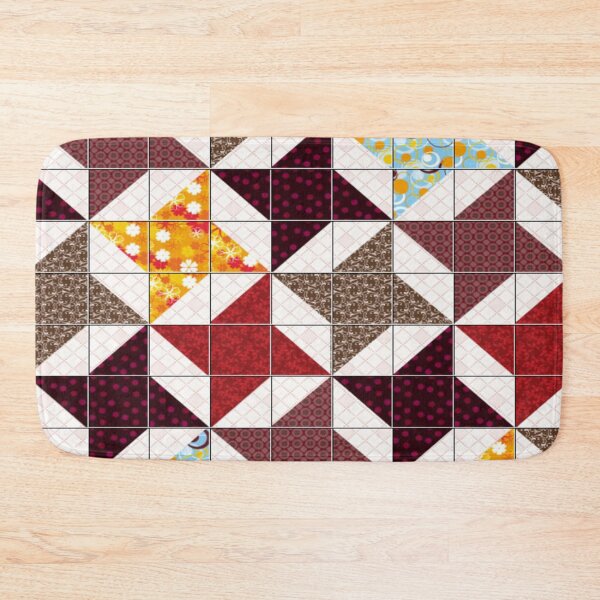 Item preview, Patchwork Mesh Squares Triangles Patterns Flowers Rings designed and sold by ErisMerch.