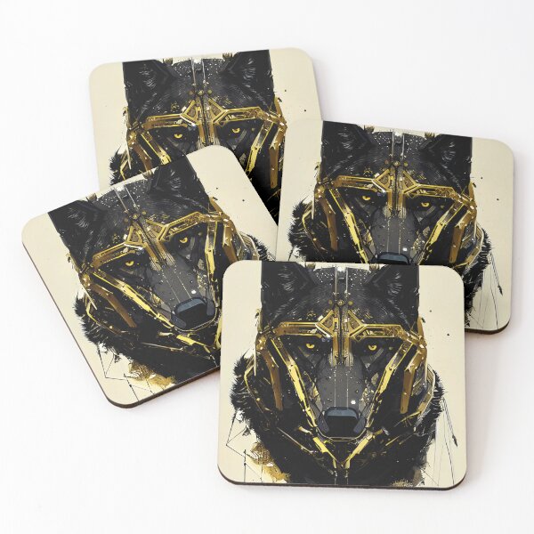 Item preview, Wolf digital art, T-SHIRTS Stickers designed and sold by Mao-Bwolf.
