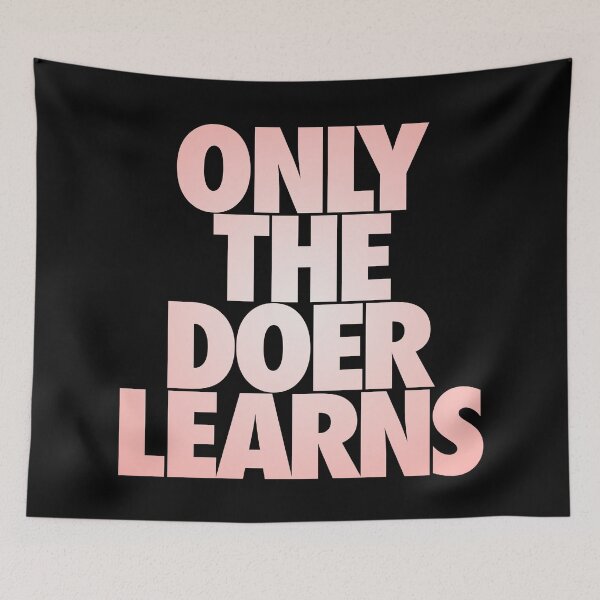 Item preview, Only the doer learns v.4 designed and sold by x1brett.