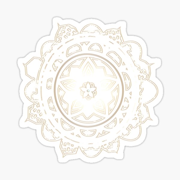 Mandala Reiki Lotus Healer Healing Design  Sticker
