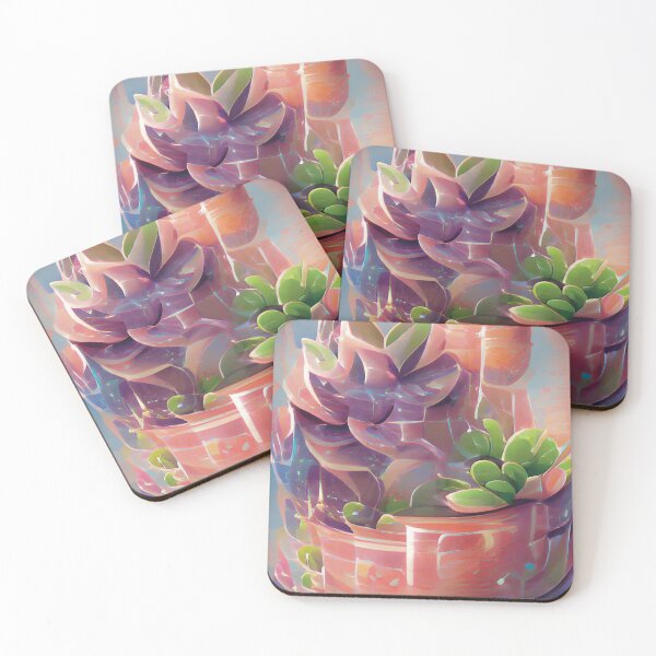 Item preview, Succulents - abstract digital art painting designed and sold by Krista Robertson.