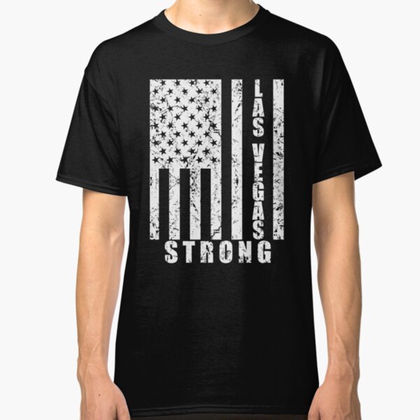 Las Vegas Strong - USA flag Nevada NV US State Classic T-Shirt