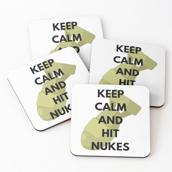 Item preview, Keep Calm And Hit Nukes designed and sold by OneDayCollected.