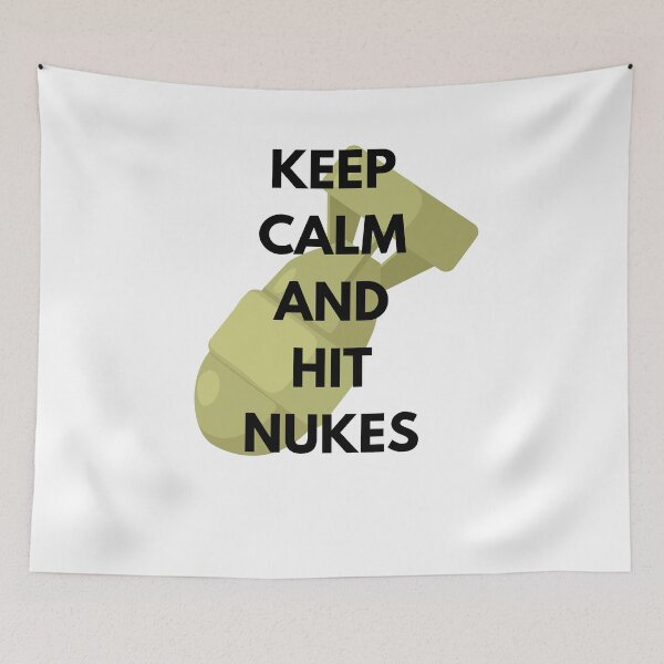 Item preview, Keep Calm And Hit Nukes designed and sold by OneDayCollected.