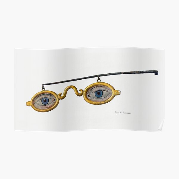 "Eyes of TJ Eckleburg in The Great Gatsby Shop Sign Spectacles portrait