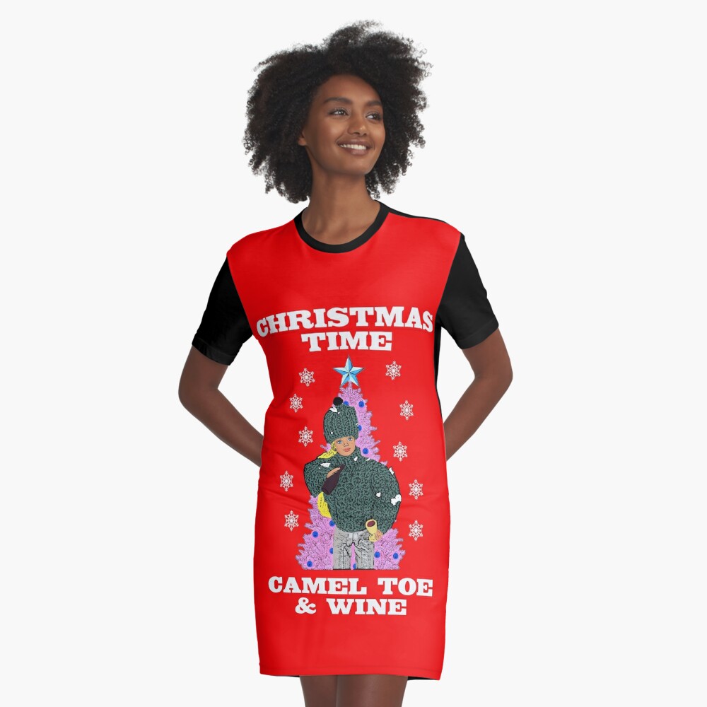 Christmas Time - Camel Toe & Wine!! Rude/Funny Christmas Design!