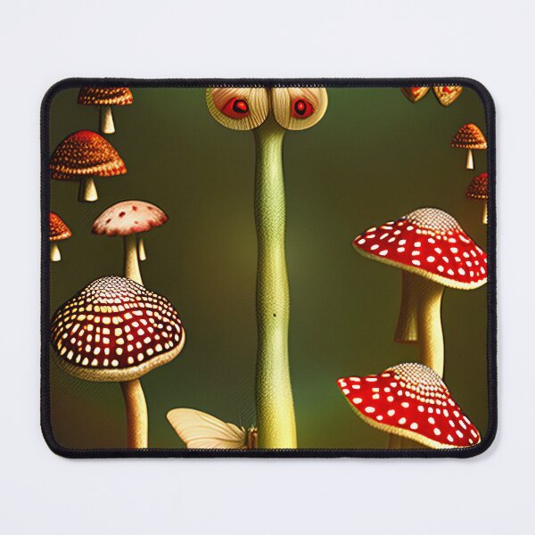 Item preview, Mysterious tree of fly agarics and butterflies designed and sold by GorinART.