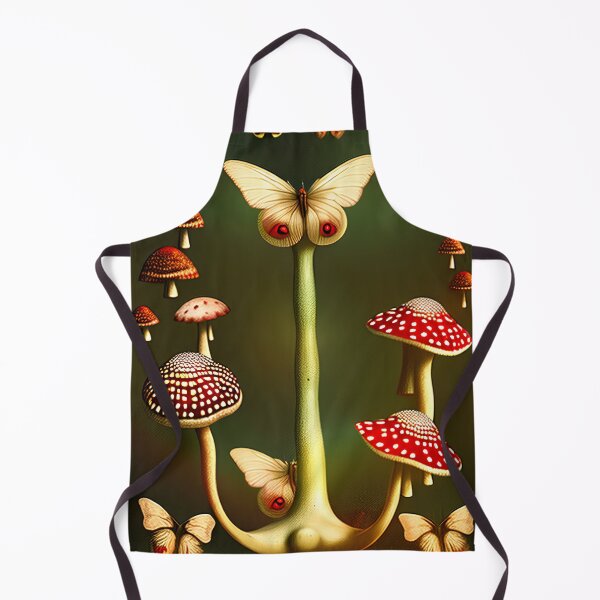 Item preview, Mysterious tree of fly agarics and butterflies designed and sold by GorinART.