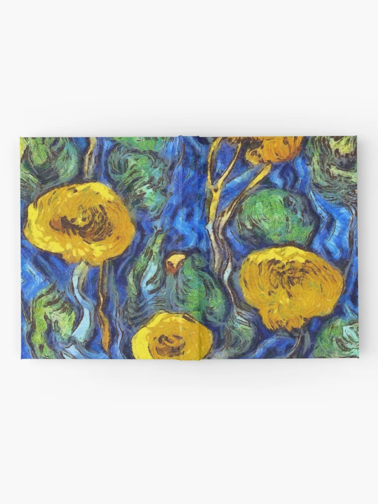 Thumbnail 2 of 3, Journal, Yellow Roses In Bloom designed and sold by ONE-ART.