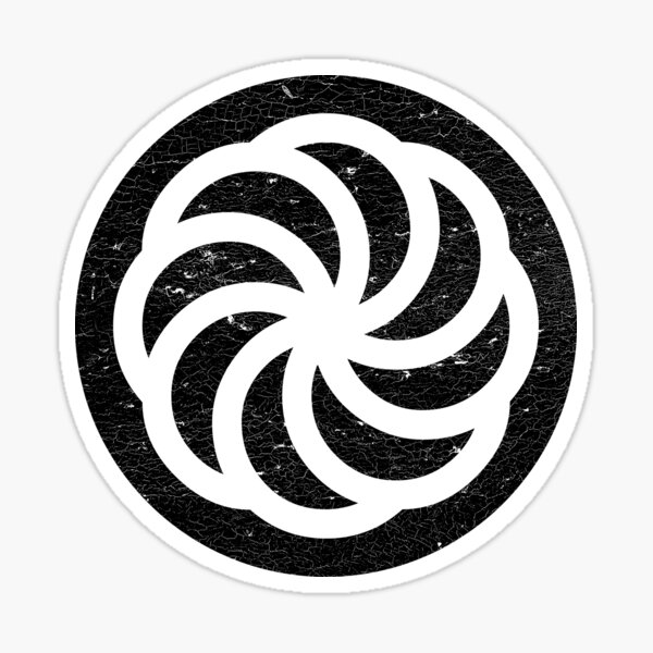 Item preview, Armenian Eternity Sign in black circle, christians supports Armenia designed and sold by IsisOsiris.