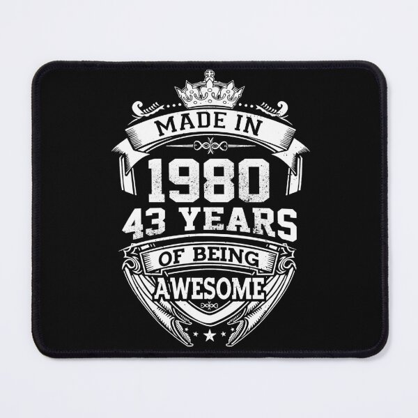 Item preview, Made In 1980 43 Years Of Being Awesome designed and sold by AraJordeStore.